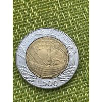 Ватикан 500 лир 1985 г. Иоанн Павел ll.