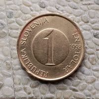 1 толар 1998 года Словения. Республика Словения. Единственная на аукционе!