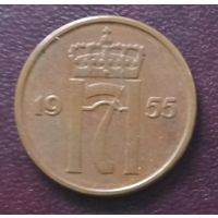 Норвегия 5 эре, 1952-1957