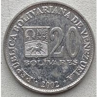 Венесуэла 20 боливар 2002 г. Цена за 1 шт.