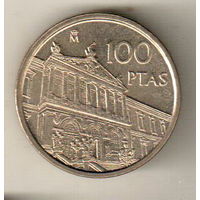Испания 100 песета 1996 Национальная библиотека