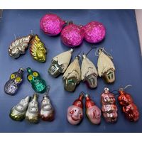 Старт с 1 рубля !Елочные игрушки СССР !смотрите другие лоты ,много распродаж!