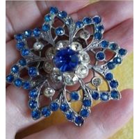 Винтажная брошь Снежинка.
