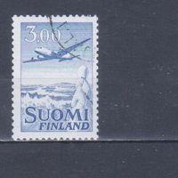 [2398] Финляндия 1963. Авиация.Самолет. Одиночный выпуск.Гашеная марка.
