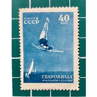 СССР 1956 "Спартакиада СССР" Прыжки в воду* 348