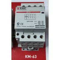 Контактор модульный КМ 63А 4NО (3 мод.) EKF, распродажа