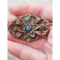 Старинная крупная брошь ,царских времён,с рубля