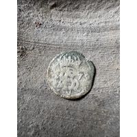 Двойной денарий 1579 г R4 Стефана Батория