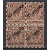 1922 Мальта** Георг V   SG#114