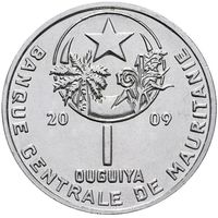 Мавритания 1 угия, 2009 UNC