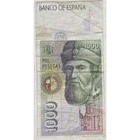Испания 1000 песет 1992 г.