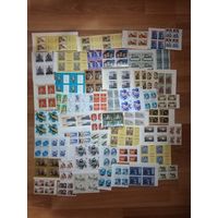 50 квартблоков чистых марок СССР