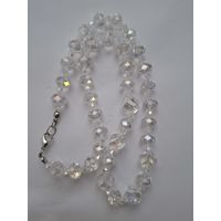 Сияющие бусы. Стекло. Огранка. Чехия