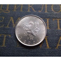 1 крона 2001 Чехия #03 UNC