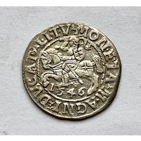 Монета СЕРЕБРО ВКЛ полугрош 1546 год ОТЛИЧНЫЙ