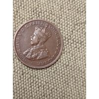 Австралия пол-пенни 1922 Георг V