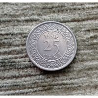 Werty71 Суринам 25 центов 1989