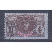 [2214] Французские колонии. Мавритания 1906. Генерал.4с. Гашеная марка.