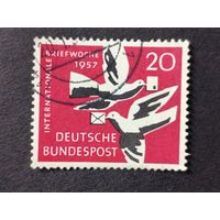 Германия 1957. Международная неделя письма. Полная серия