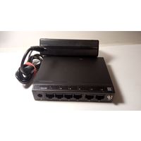 Свич 6 портов, рабочий, UTEPO