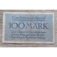 Werty71 Германия 100 марок 1922 банкнота Гроссгельд Киль