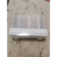 30 капсул 46 мм. С универсальное вставкой. Для монет 39,32,29,27,25,20,17 мм