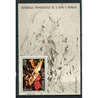 Сан Томе и принсипи - 1983 - Пасха. Картины - [Mi. bl. 121] - 1 блок. MNH.  (Лот 47JB)-TG3P57