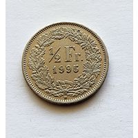 Швейцария 1/2 франка, 1995