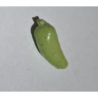 Елочная мини игрушка Огурец( стекло)