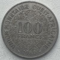 Западная Африка 100 франков 1980 г.