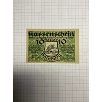 10 геллеров (нотгельды) Австрия.-2512