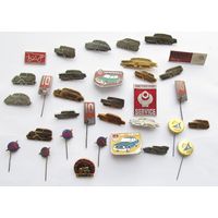 Все лоты с рубля.Значки Автотранспорт,СССР