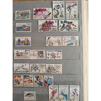 РАСПРОДАЖА КОЛЛЕКЦИИ. Чехословакия. подборка марок по теме "спорт"