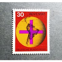 Марка Германия 1967 год Католическая церковь