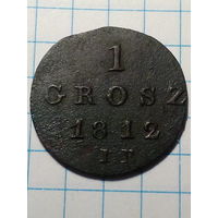 1 грош Герцогство Варшавское 1812 год