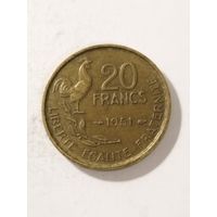Франция 20 франков 1951