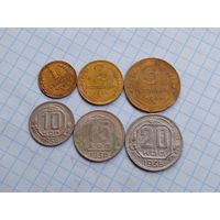 Монеты СССР 1936 , 6 штук .