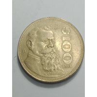 Мексика 100 песо  1988 года .