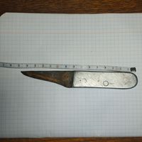 Медный нож с цифрами самодельный