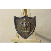 Киверная бляха армии НАПОЛЕОНА, линейный полк. ВОЙНА 1812 год. Распродажа коллекции вещей. С РУБЛЯ! АУКЦИОН!