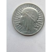 5 злотых 1934год.Ядвига