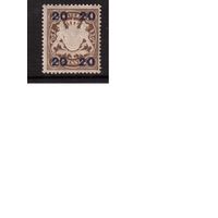 Германия(Бавария)-1920,(Мих.177II)   *  , надп.,  Герб,