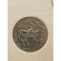 Ватикан 200 лир 1985 г. Иоанн Павел ll.