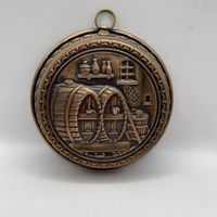 Медное панно. Италия. Арт 3259