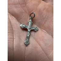 Крестик нательный серебряный 925 пробы. 3