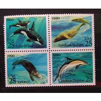 Фауна \100фа\Морские животные США 1990