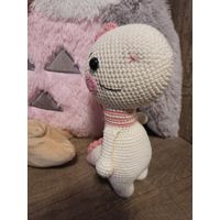 Динозавр Плюшевая вязаная мягкая игрушка амигуруми интерьер ручная работа handmade кукла