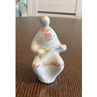 Статуэтка Фарфоровая Балалаечник . Бронницы