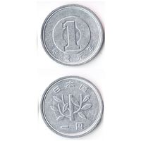 1 йена Япония 1989 года