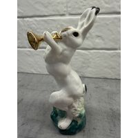 Статуэтка. ЗАЯЦ С ТРУБОЙ. В Идеале. Чарушин. ЛФЗ  в-сорт. СССР.  РЕДКАЯ!    Распродажа коллекции!!!